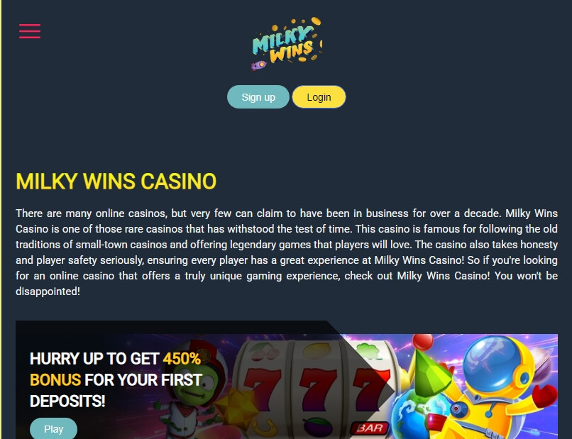 Experience the Best Gaming at Casino Milky Wins
